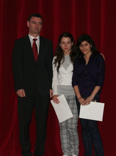 Franz Quint mit den Preisträgerinnen des Elsa-Lucia-Kappler-Preises 2011